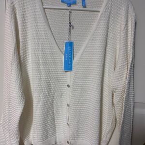 Draper James RSVP Women's Cream Sweater NWT